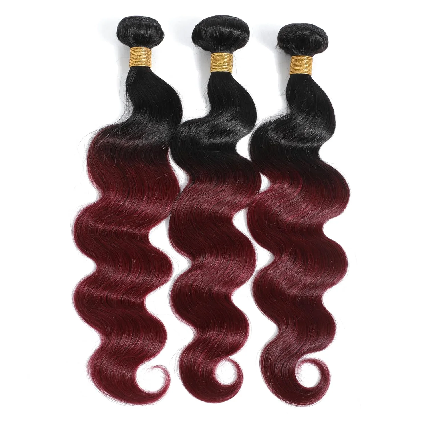 10A Ombre Brazilian Hair Body Wave (T1B/99J,18