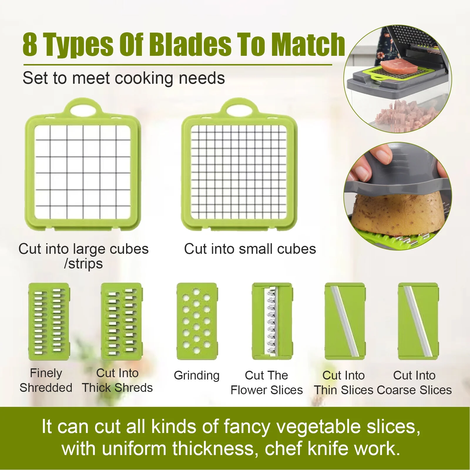 Junjuntian 14-piece vegetable cutter set