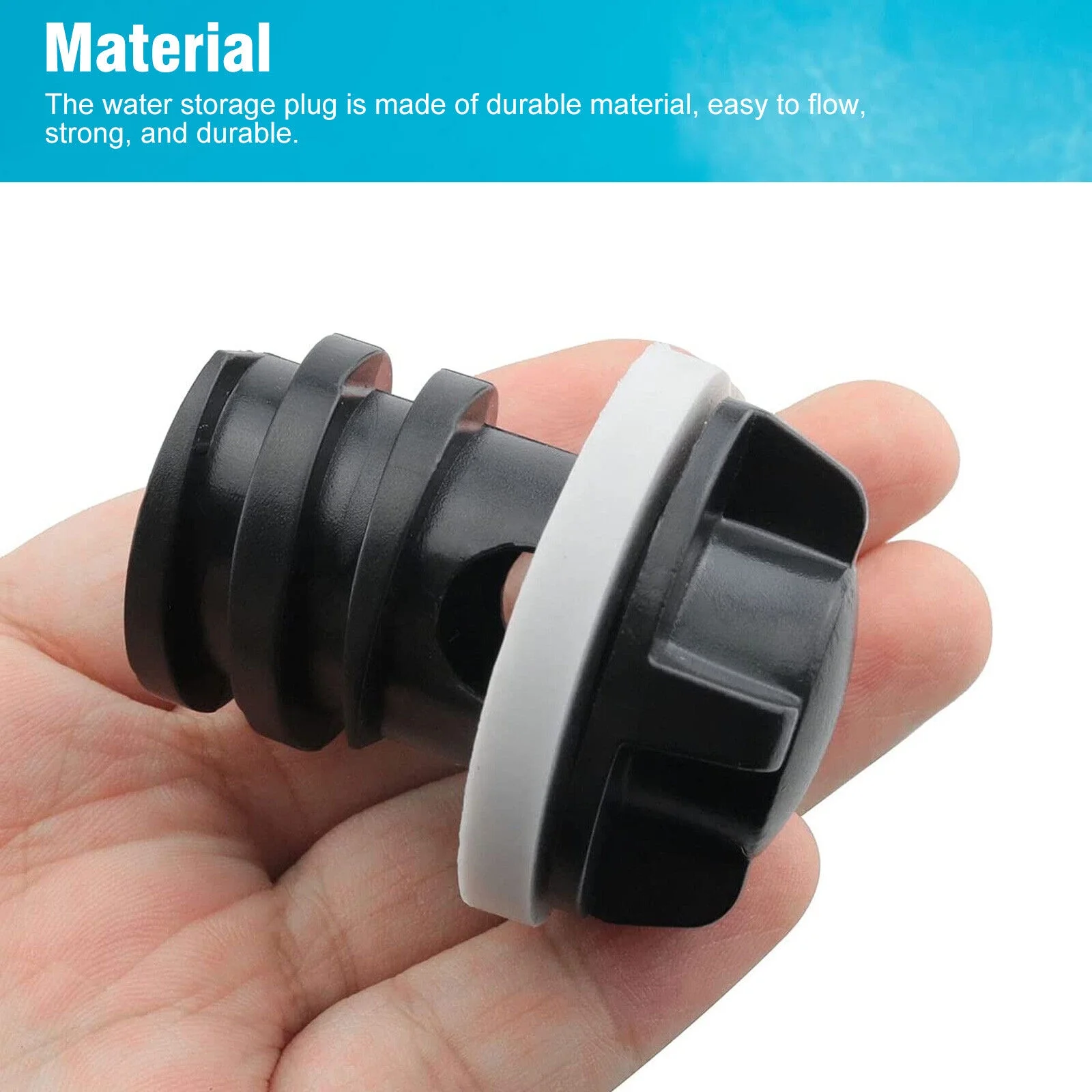 2x Replacement Drain Plug for RTIC Cooler and YETI Cooler Leak-Proof Accessories