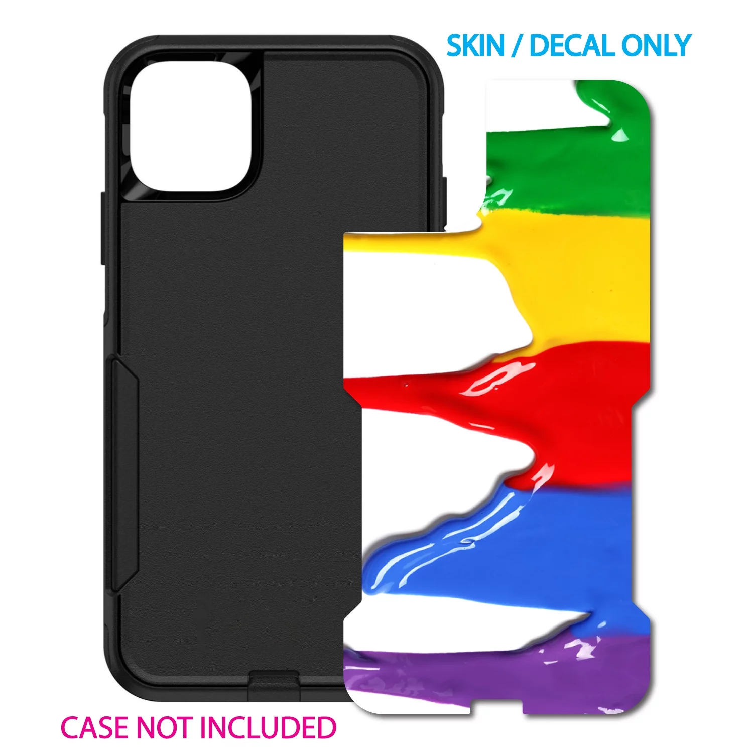 DistinctInk Custom SKIN / DECAL compatible with OtterBox Commuter for iPhone 11 Pro (5.8
