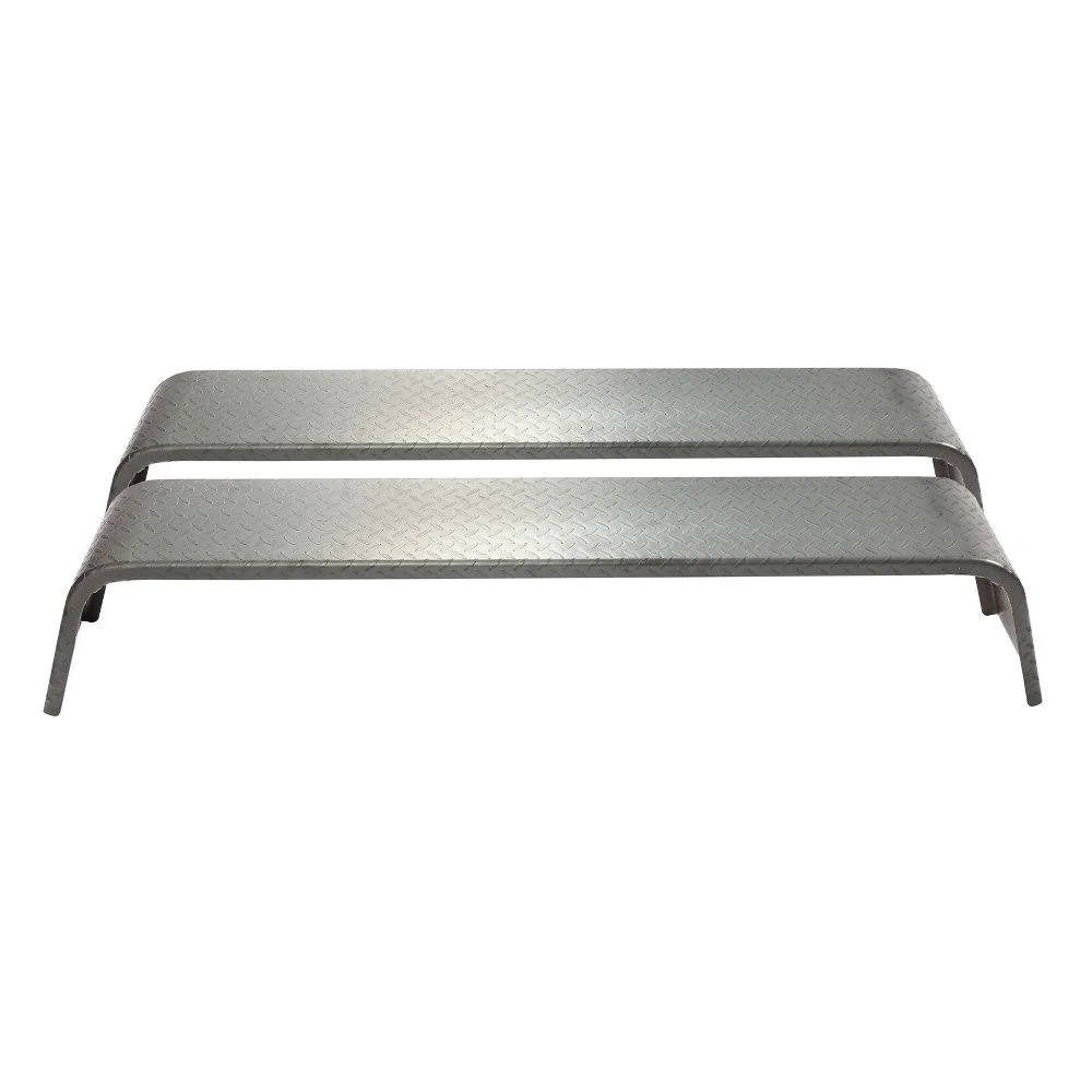 Teledu (2)- Steel Diamond Tread Plate Tandem Axle Trailer Fenders 10-1/4