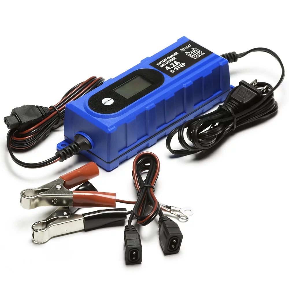 Chrome Battery 12V (12 Volt) 4amp Xtend Charger And Extender for 12V (12 Volt) 20.7Ah Sealed Lead Acid (SLA) Battery