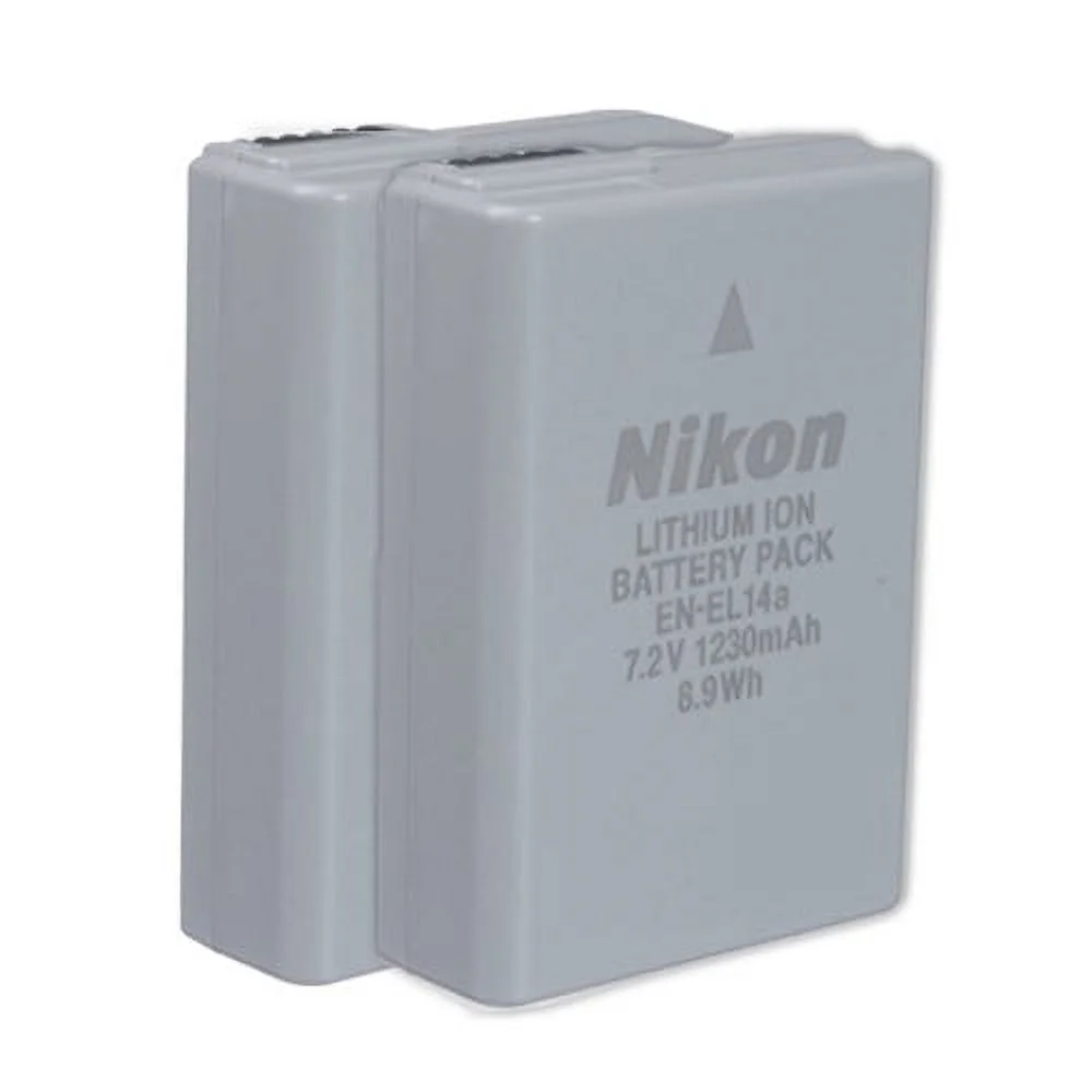 Nikon D5600 Digital SLR Camera + 18-55mm VR + 55-200mm VR II + EXT BATT + 64GB