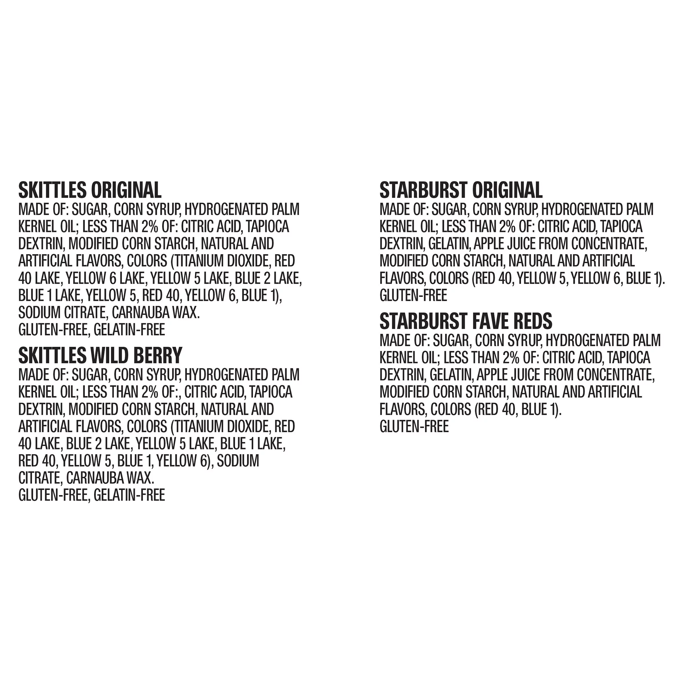 Skittles and Starburst Original Halloween Candy Bag (255 Count)