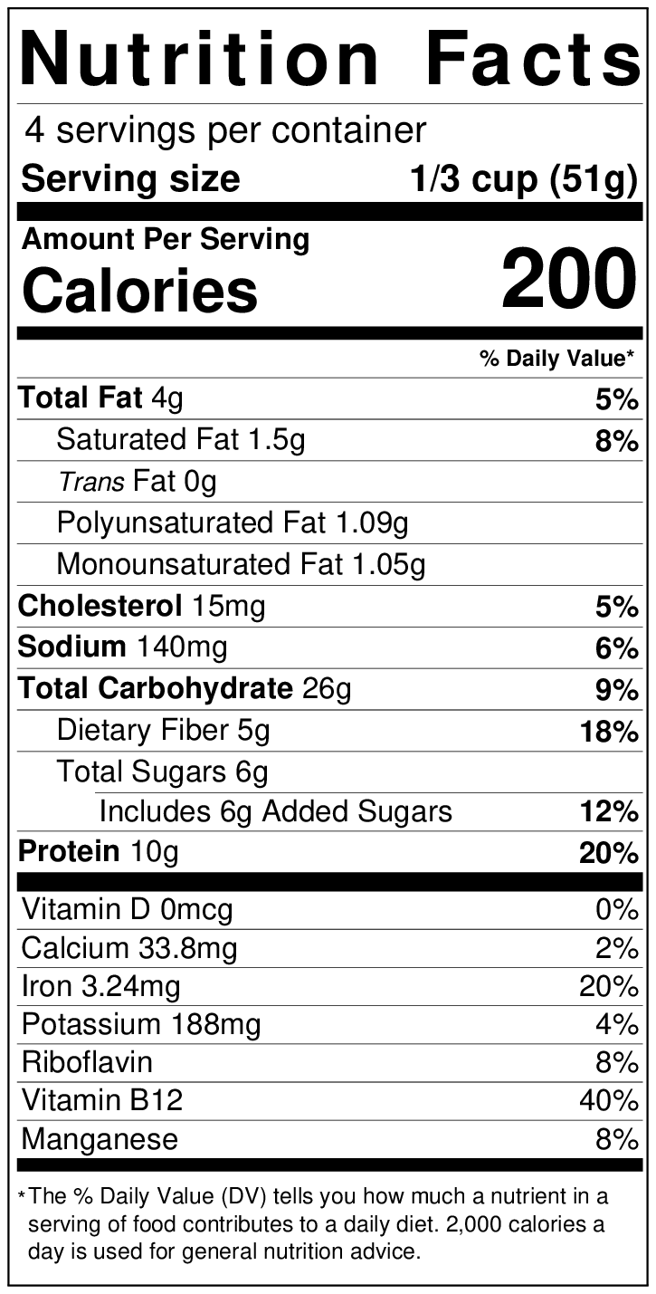 MIGHTY CRICKET Dark Chocolate High Protein Oatmeal