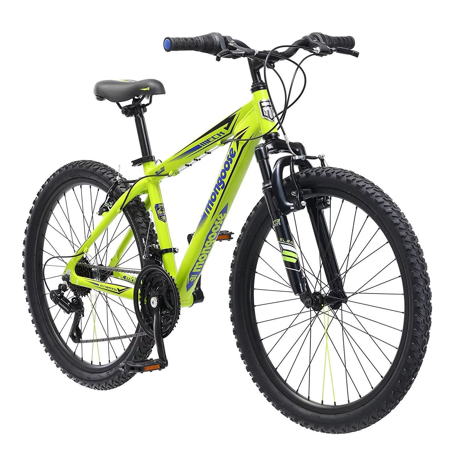 Mongoose Mech  Bicycle-Color:Green,Size:24