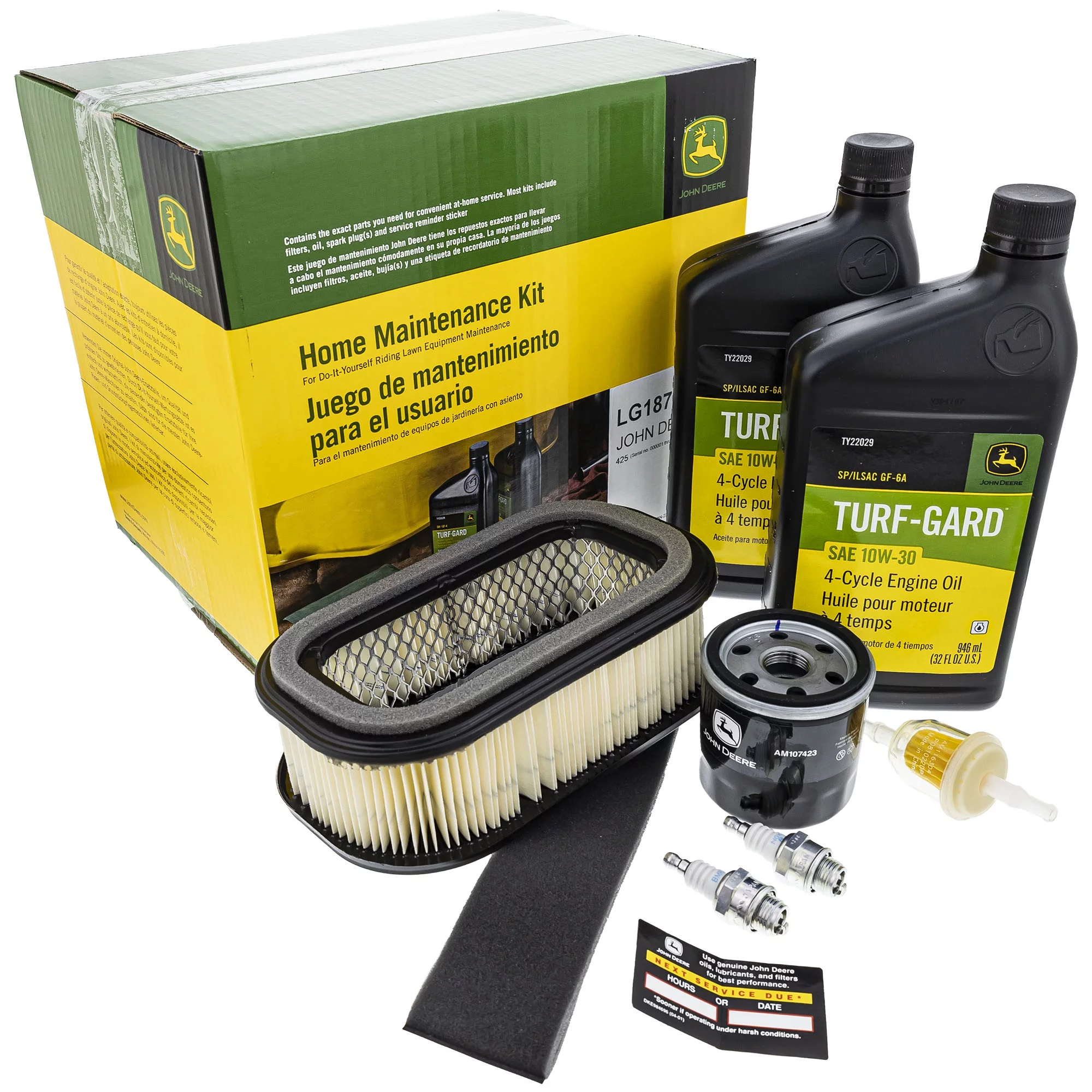 John Deere LG187 Home Maintenance Kit 425 445 455 Series Lawn Garden Tractors