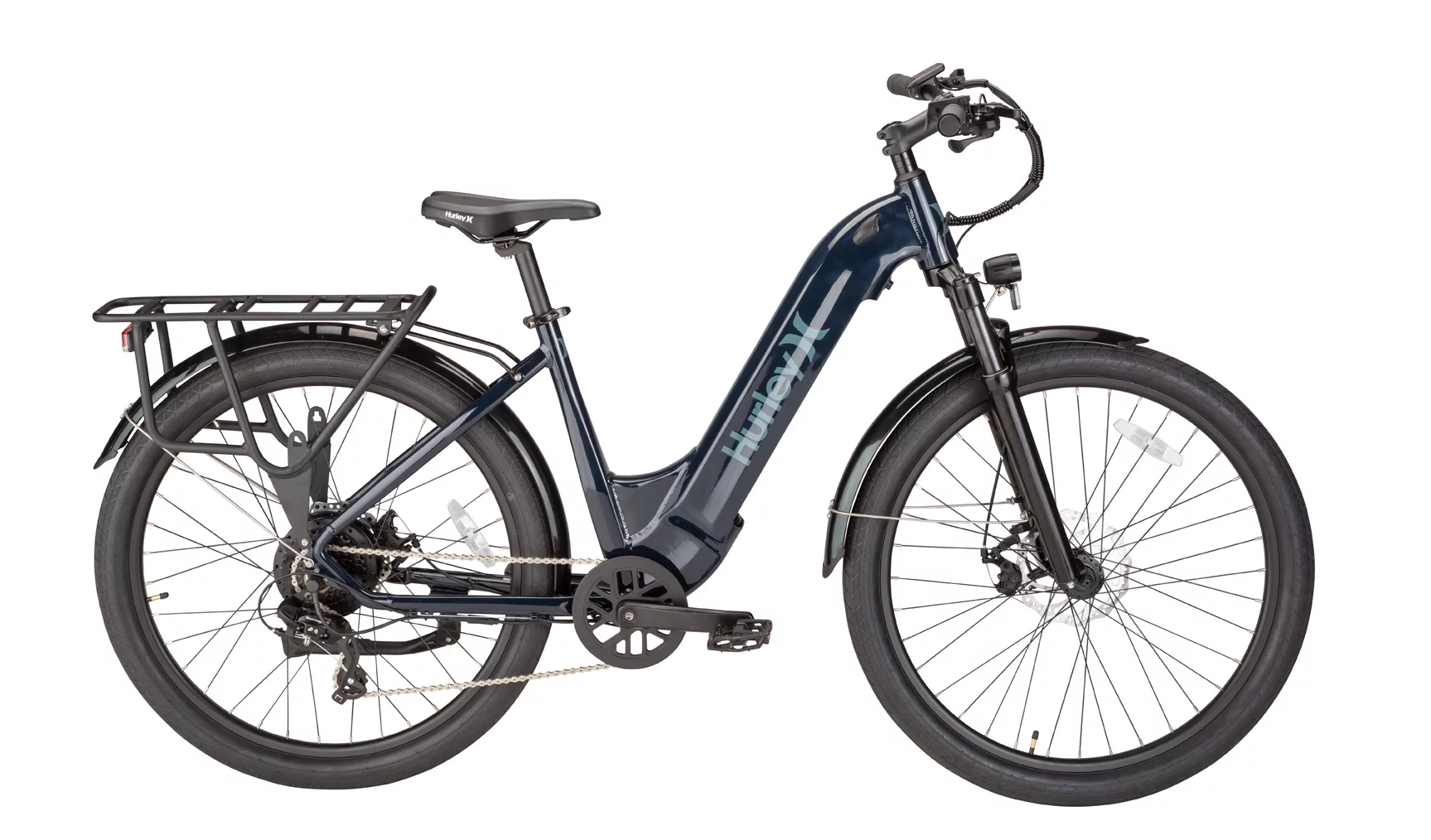 Hurley Swell 4U Suspension Ebike 500 Watt 48 Volt Pedal Assist | 16 Inch, Black