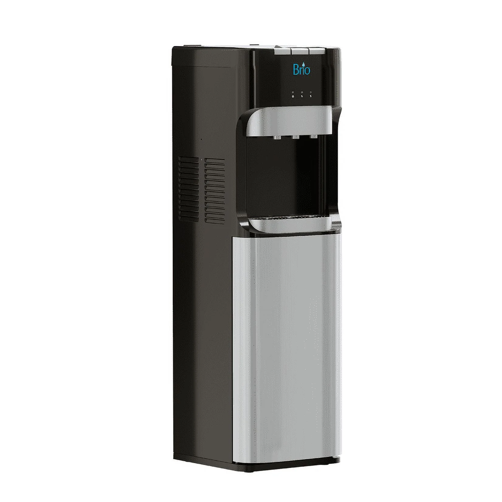 Brio Bottom Load Water Cooler Dispenser with Hot, Cold and Room Temperature Water, Height 41.4
