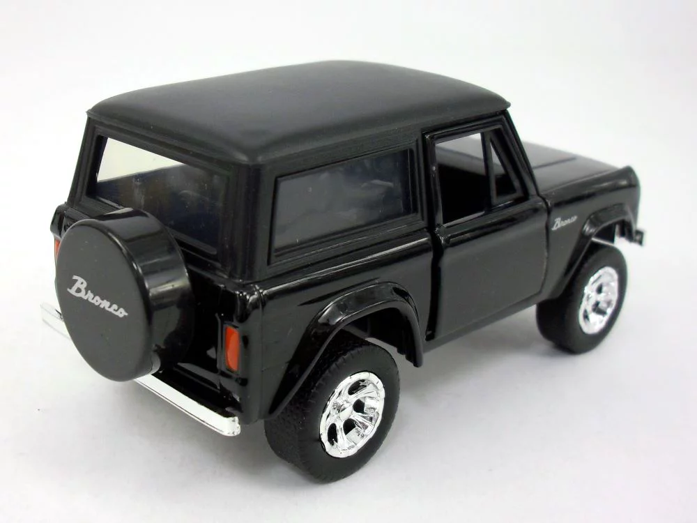4.5 inch 1973 Ford Bronco 1/32 Scale Diecast Metal Model - Black