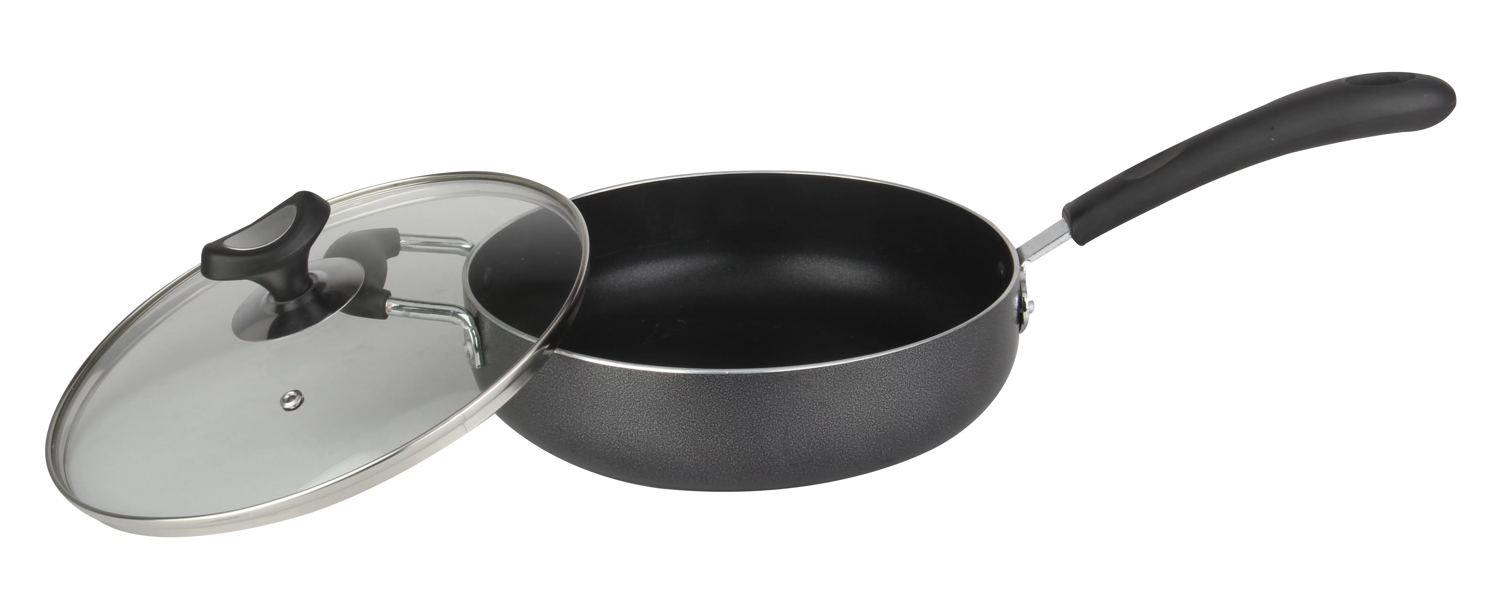 The Kitchen Sense Non-Stick Heavy Duty 3.5 Quart Jumbo Sauce Pan with Glass Lid