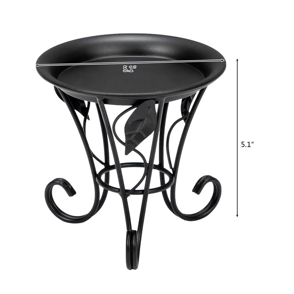 SalonMore 1 Pack Plant Stand,Potted Flower Pot Rack Stand,  Heavy Duty Support Holder Metal Black