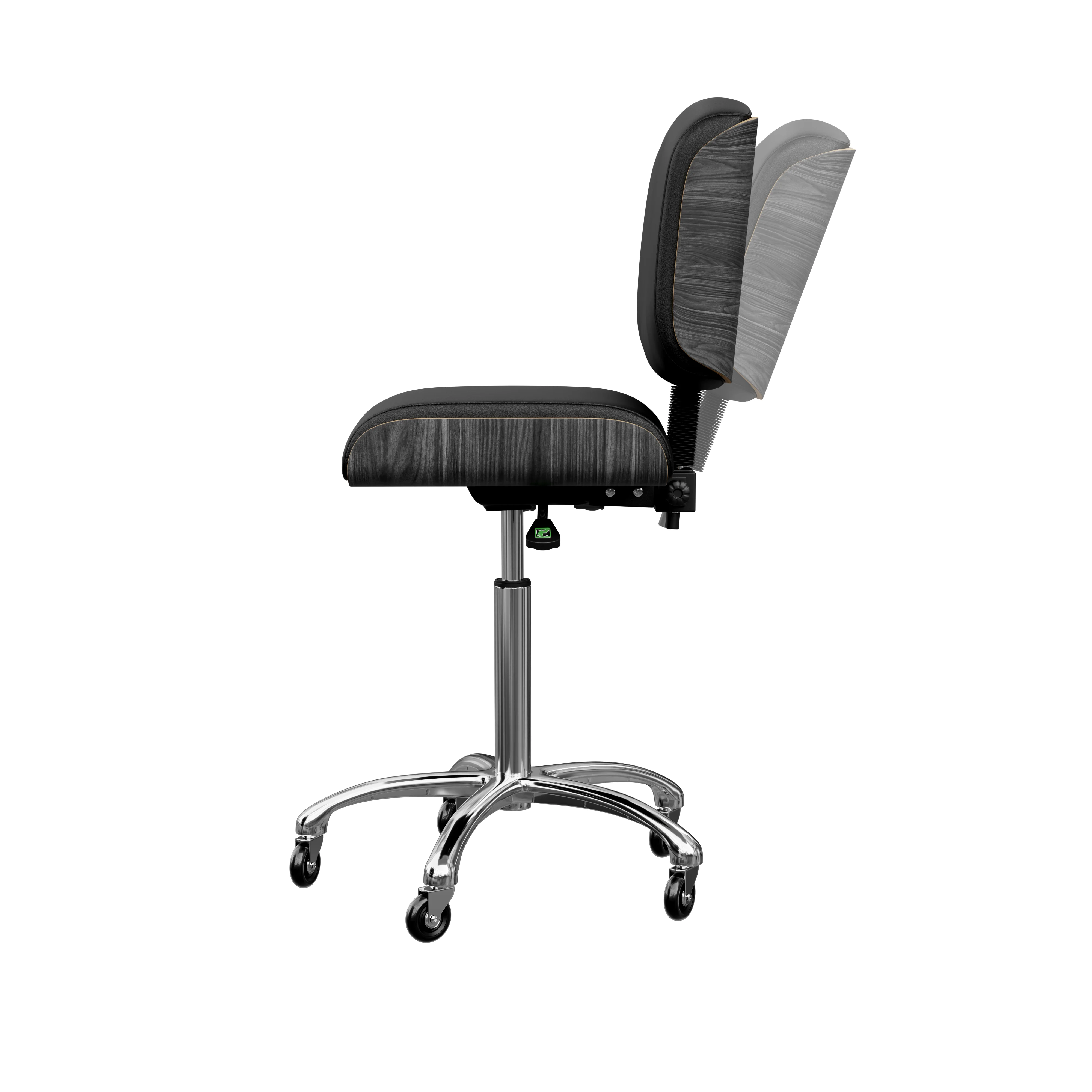 Spa Numa BENTLEY Luxury Beauty Esthetician Stool - 1071 - Black