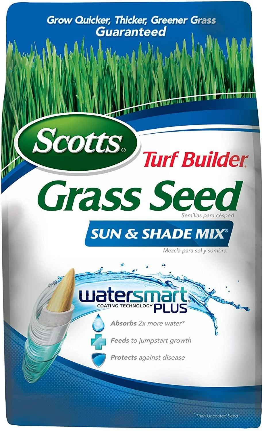 Scotts Turf Builder Grass Seed - Sun and Shade Mix, 7-Pound Not Sold in Louisiana
