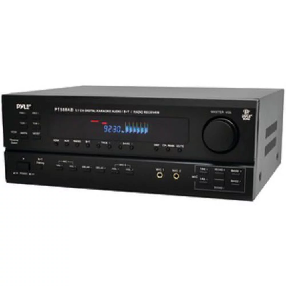 PYLE PT588AB 5.1 Channel 420 Watt Home Audio Receiver Amplifier with Bluetooth