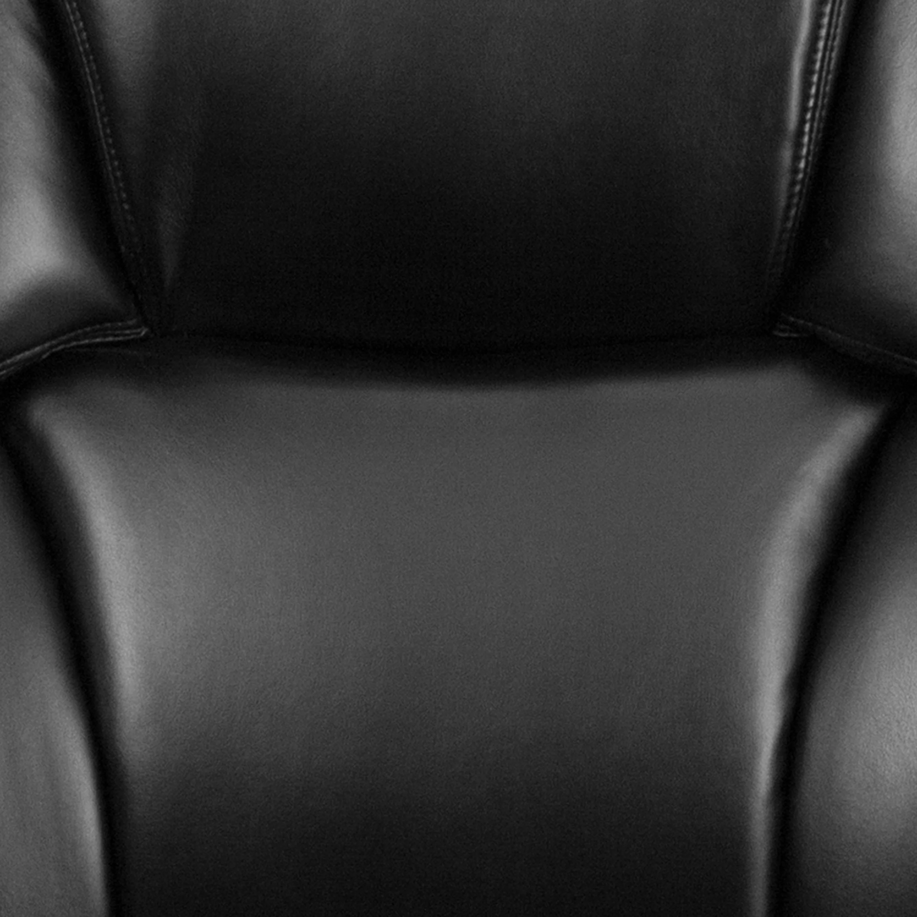 Emma + Oliver 24/7 400 lb. High Back Black LeatherSoft Ergonomic Office Chair, Lumbar Knob