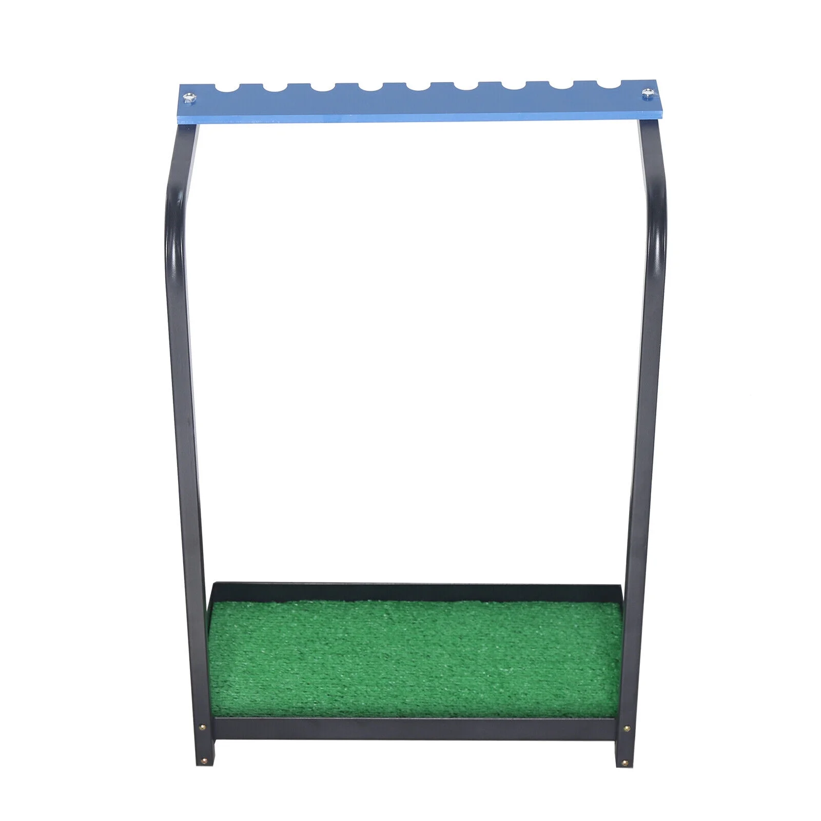 Miumaeov Golf Club Display Rack Metal Golf Putter Storage Organizer 9 Clubs Floor Stand Holder