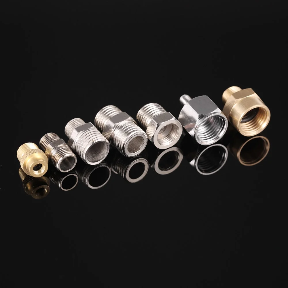 Adaptor,7pcs Airbrush Adaptor Set Compressor Airbrush Adaptor Kit Set Professional Kit Set Compressor Moweo Qisuo Havou Rusuo