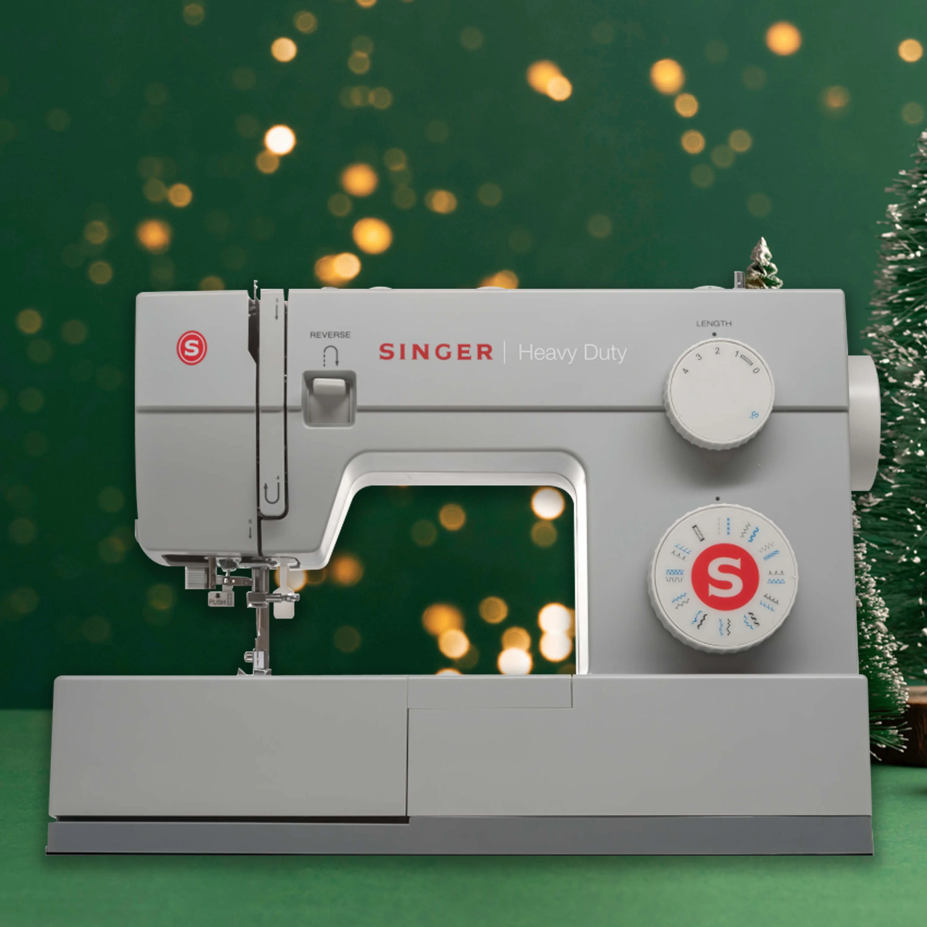 SINGER® Heavy Duty 44S Mechanical Sewing Machine and SINGER® Sew Essentials™ Sewing Kit Bundle