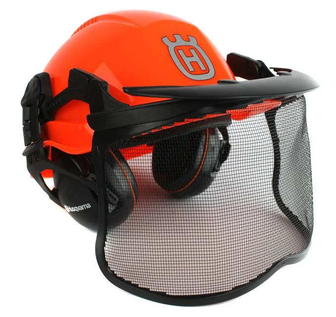 New Husqvarna 5777646-01 Pro Forest Helmet System with Visor/Earmuffs 577764601
