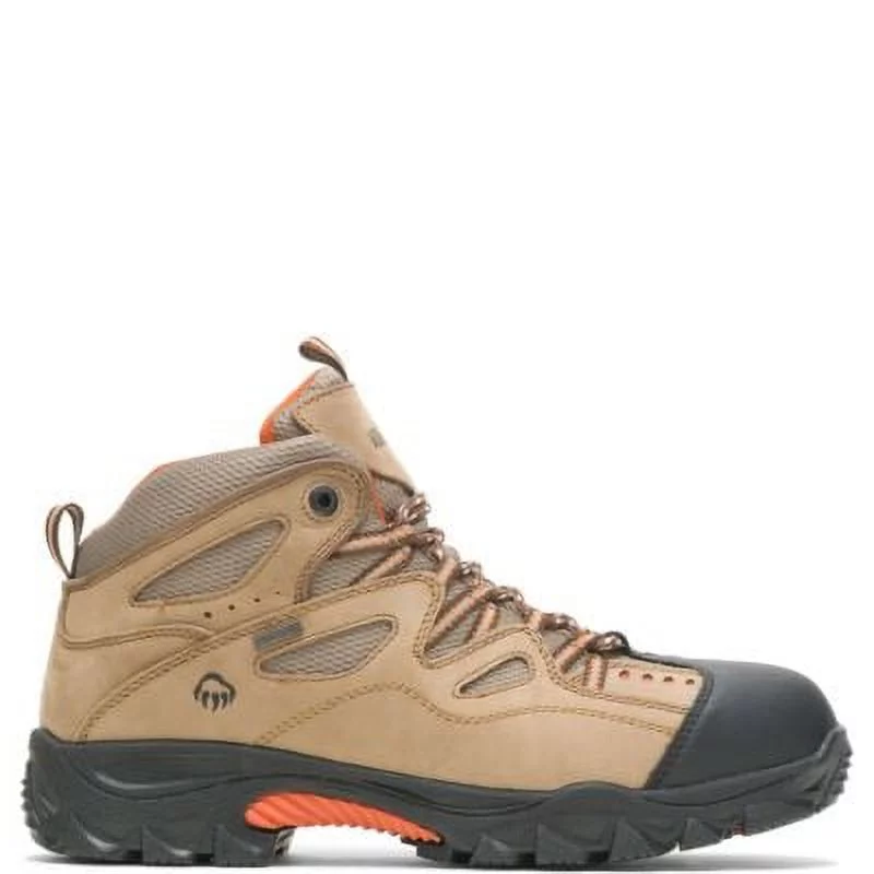Wolverine Durant Waterproof Steel-Toe Work Boot Men Light Brown/Orange