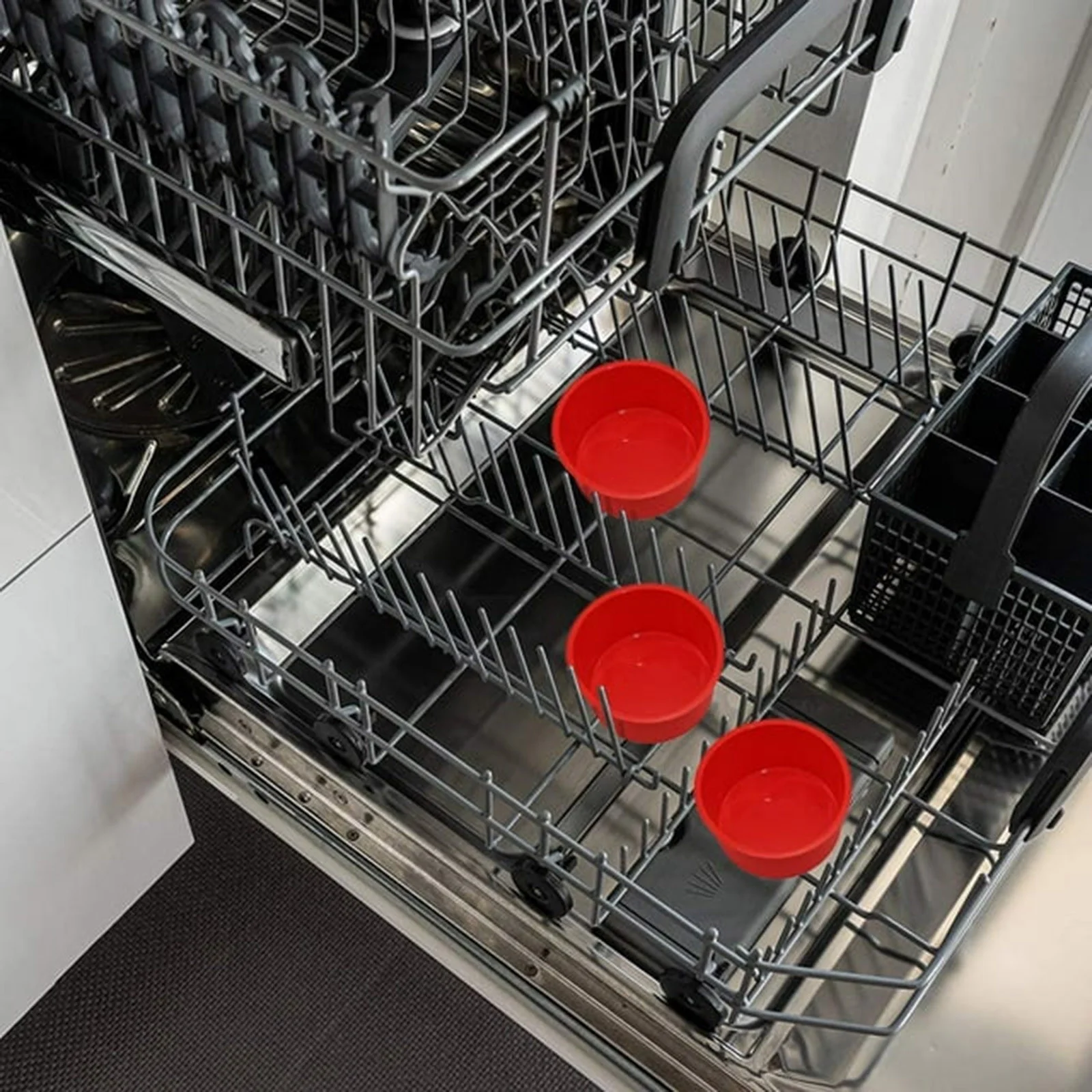 FHKOEGHS Stainless Steel Cake Pan Set Silicone Mini Cake 4 Inch Round Baking Pan Non Stick Silicone Baking Bakeware Pan Reusable Re