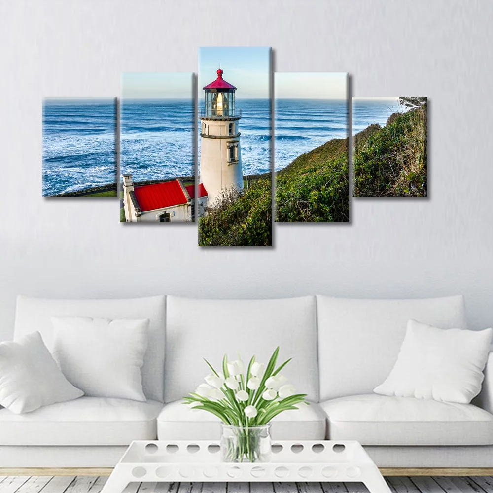 TISHIRON 5PCS Framed Canvas Wall Art Set,60