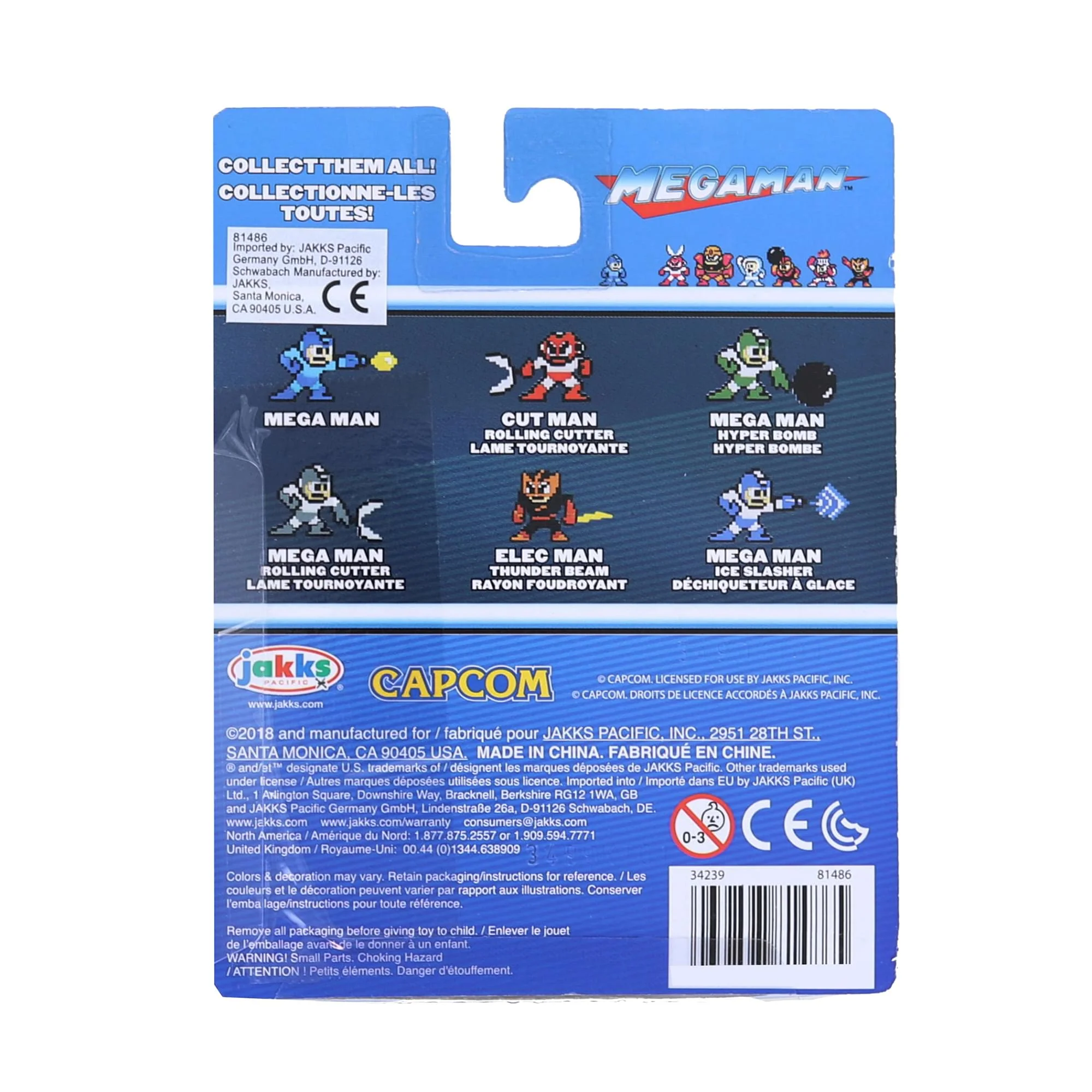 Mega Man 8 Bit Figure | Mega Man w/ Rolling Cutter