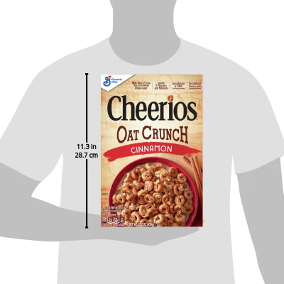 Cheerios Cinnamon Oat Crunch Cereal, 15.2 oz