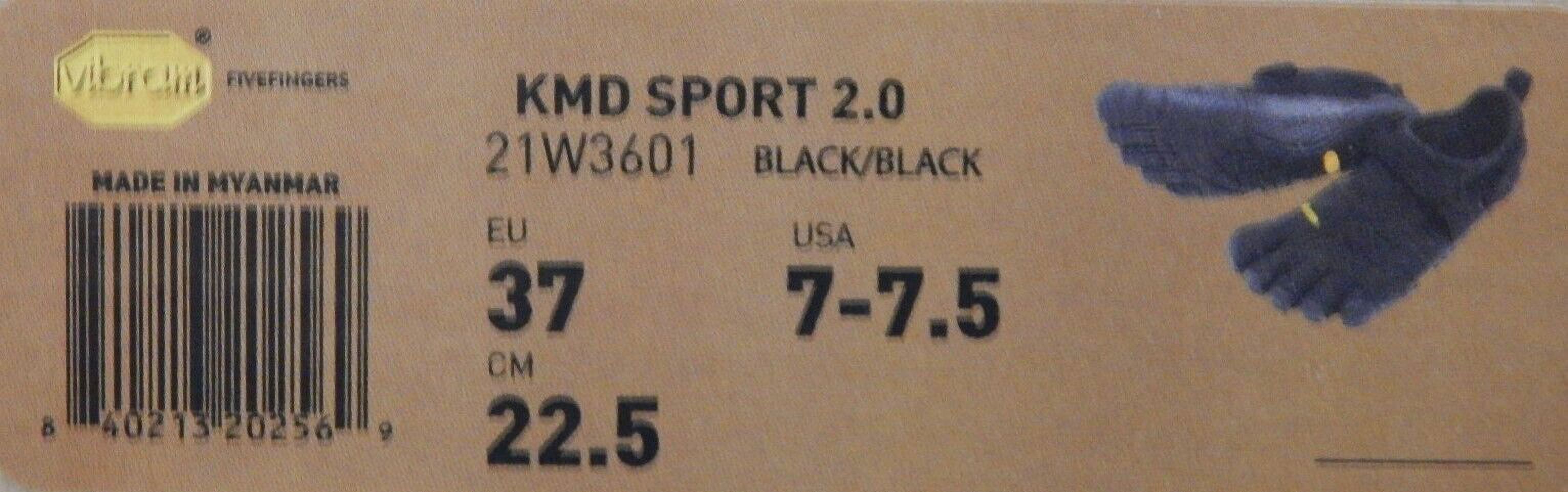 Vibram FiveFingers KMD Sport 2.0 Sz 7-7.5 M EU 37 Women's Running Shoes 21W3601