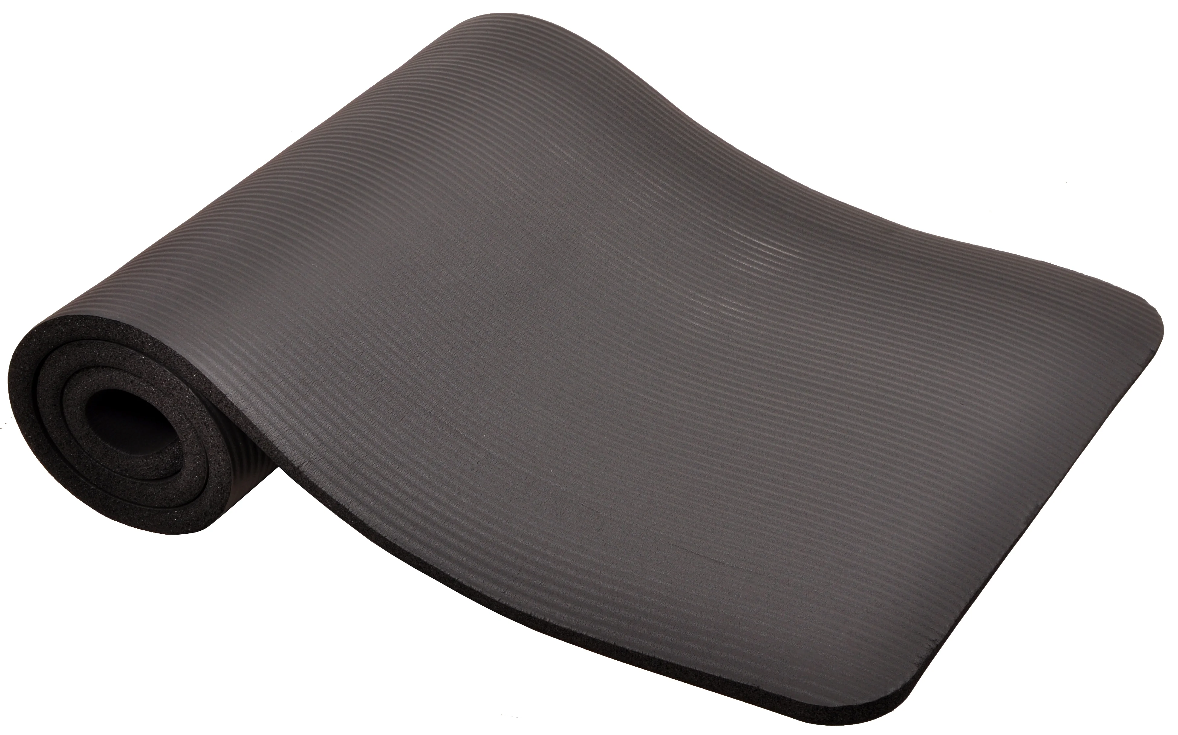 BalanceFrom GoCloud All-Purpose 1-Inch Extra Thick High Density Anti-Tear Exercise Yoga Mat with Carrying Strap