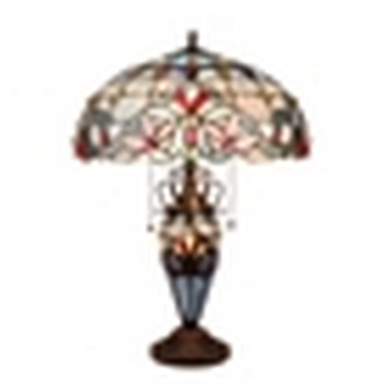 CHLOE Lighting GRENVILLE Victorian-Style Dark Bronze 3 Light Double Lit Table Lamp 18