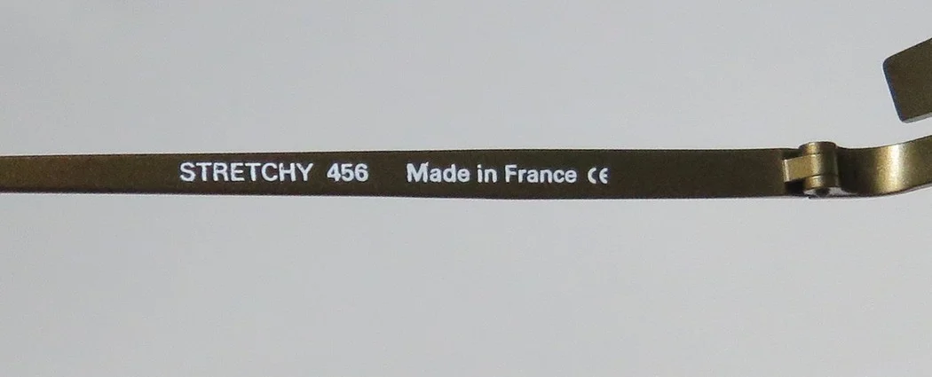 NEW HARRY LARY'S STRETCHY WOMENS/LADIES CAT EYE HALF-RIM OLIVE CAT EYES UNIQUE DESIGN FRAME DEMO LENSES 46-0-0 EYEGLASSES/SPECTACLES