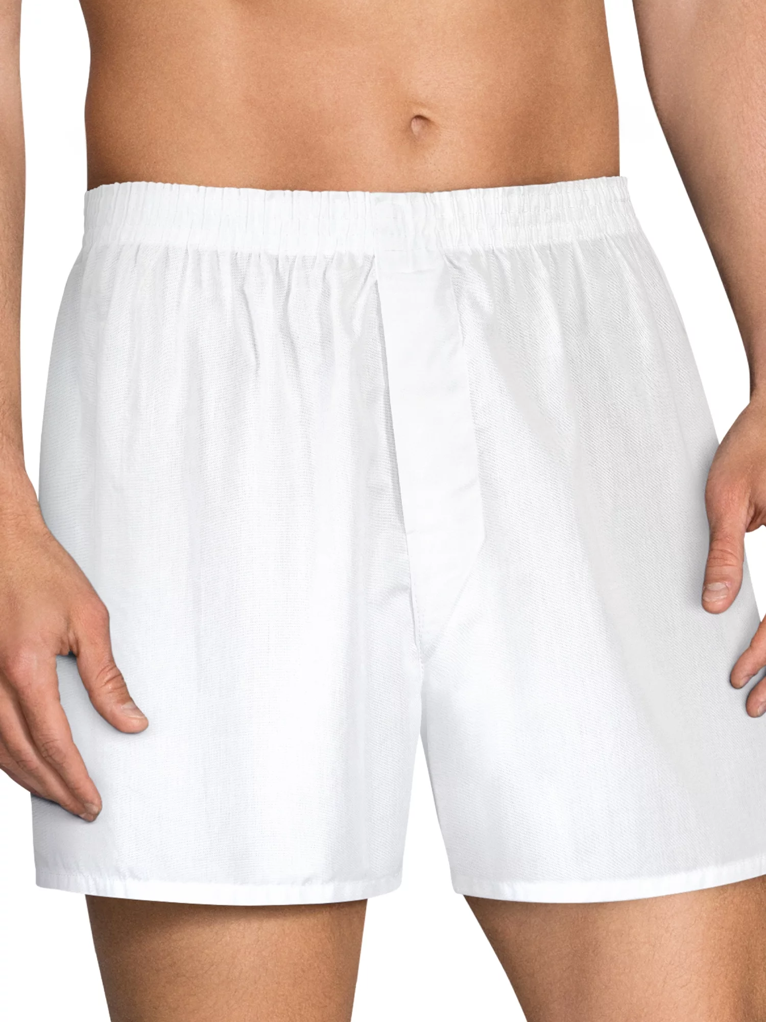 Fruit of the Loom Big Men's Classic White Boxers, 5-Pack, Assorted Colors