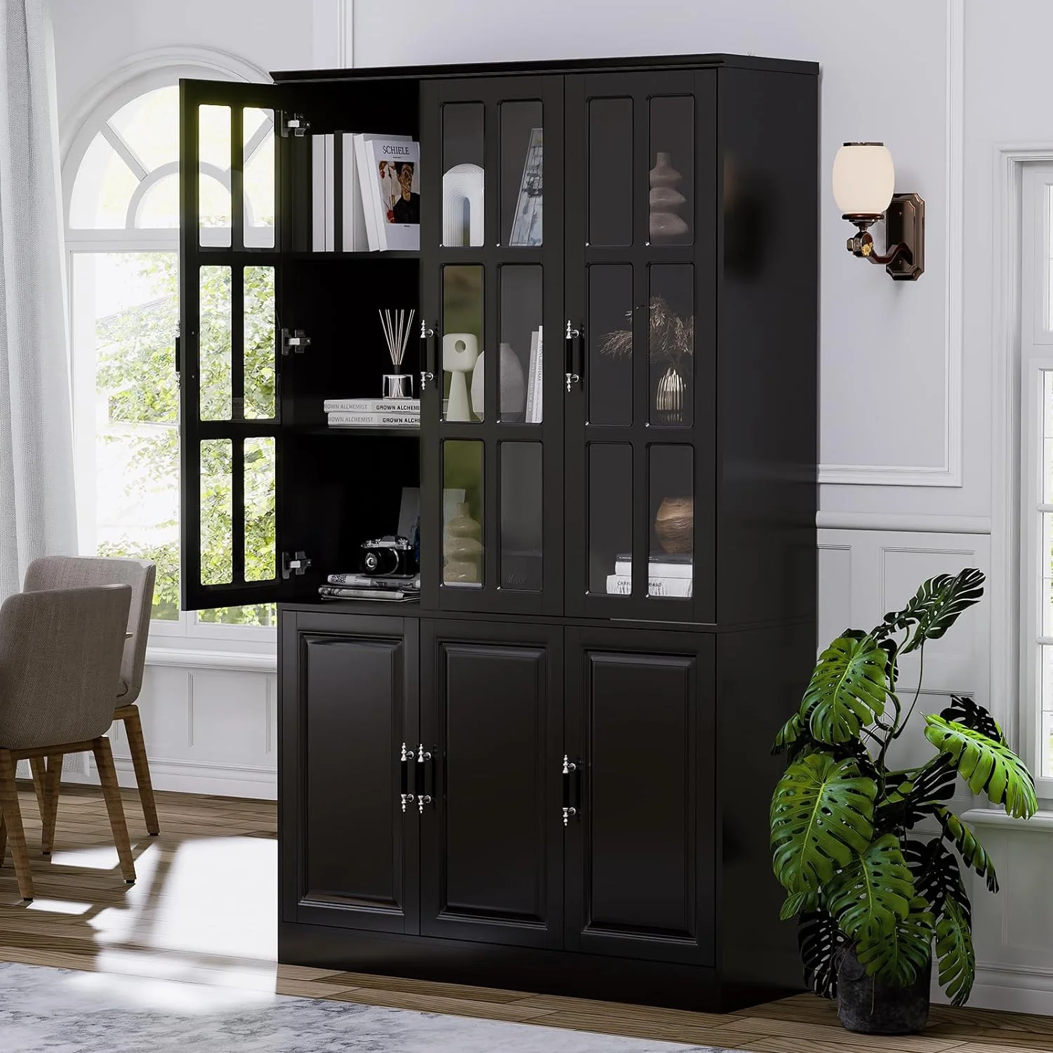 MEISSALIVVE Kitchen Pantry Storage Cabinet, 78.7