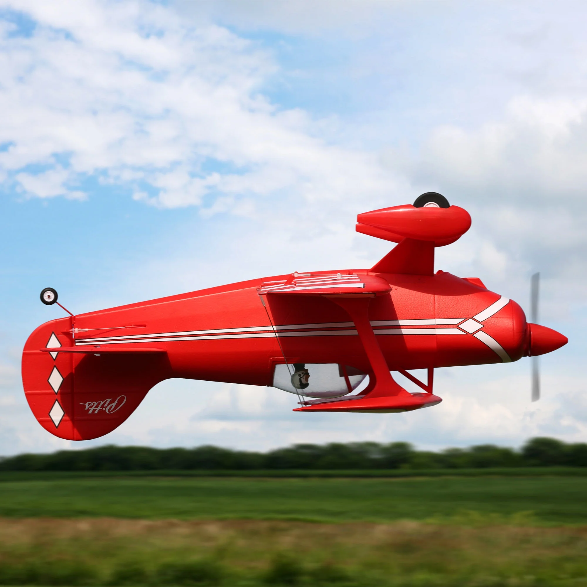 E-flite RC Airplane Pitts S-1S BNF Basic Transmitter Battery and Charger not included with AS3X and SAFE Select 850mm EFL35500 Airplanes B&F Electric