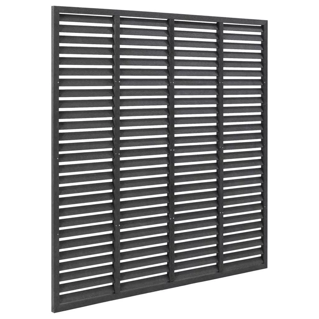 vidaXL Louver Fence WPC 70.9