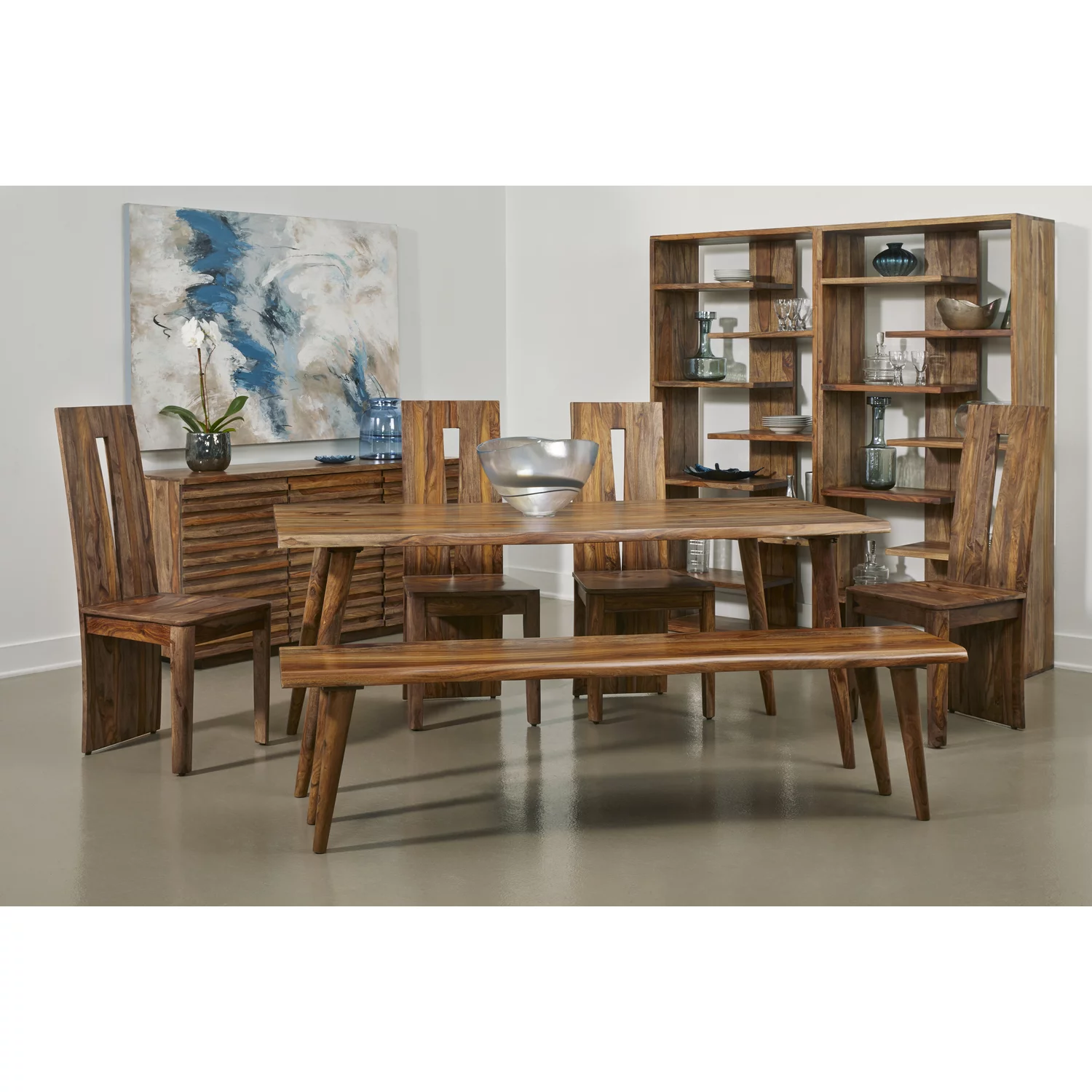 Coast to Coast Mila Solid Wood Live Edge Dining Table