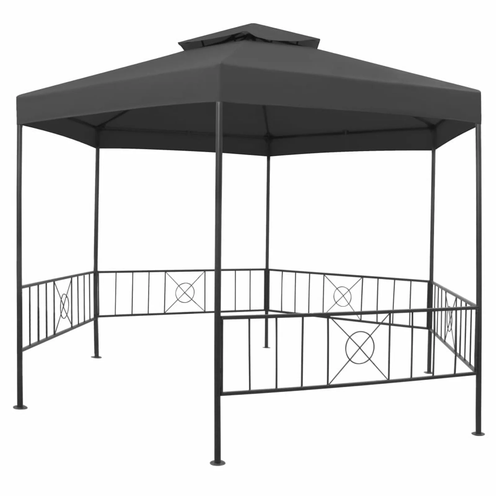 Andoer Garden Gazebo 10.6'x9'x8.7' Anthracite