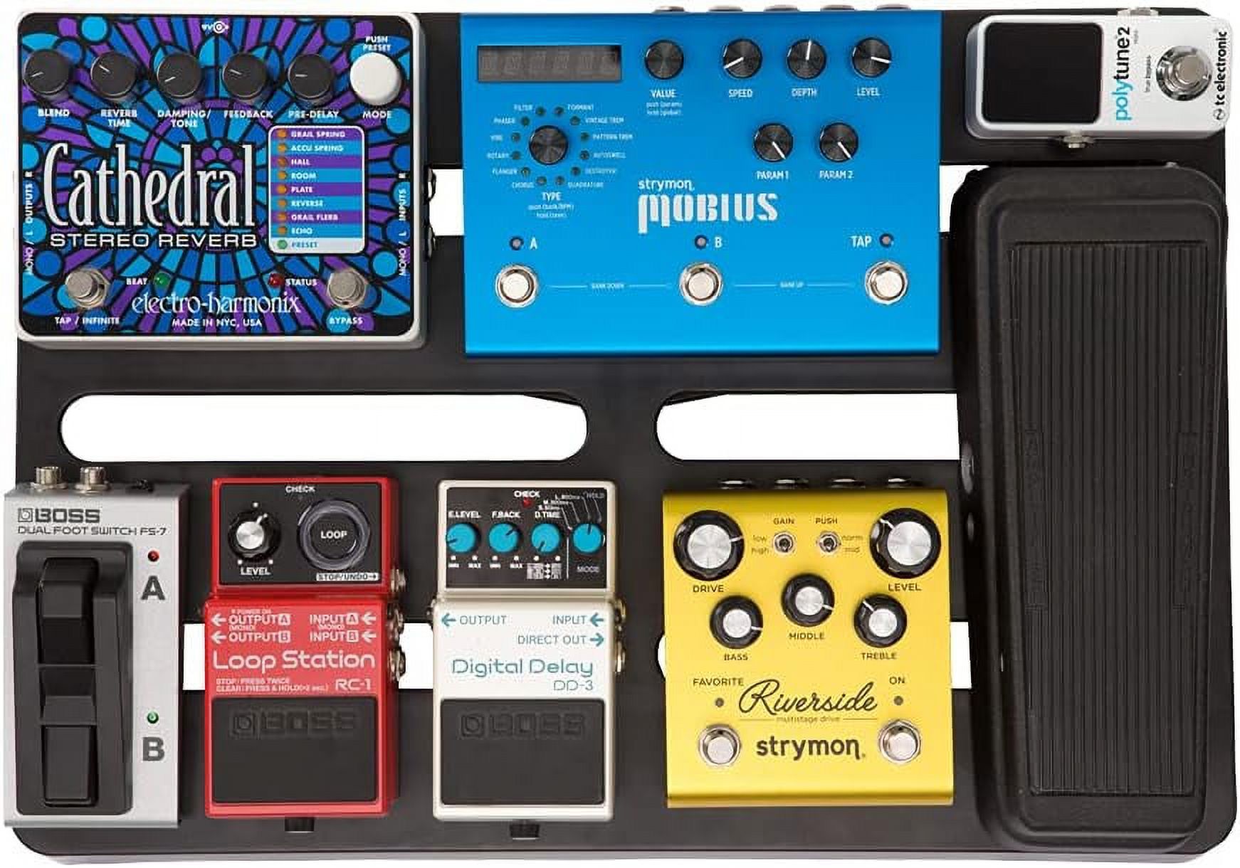 Injection Molded Non-Powered Pedalboard (1-PB1712)