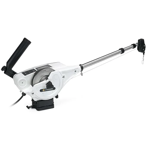Cannon 1902340 Optimum Tournament Series (TS) Electric Downrigger, White