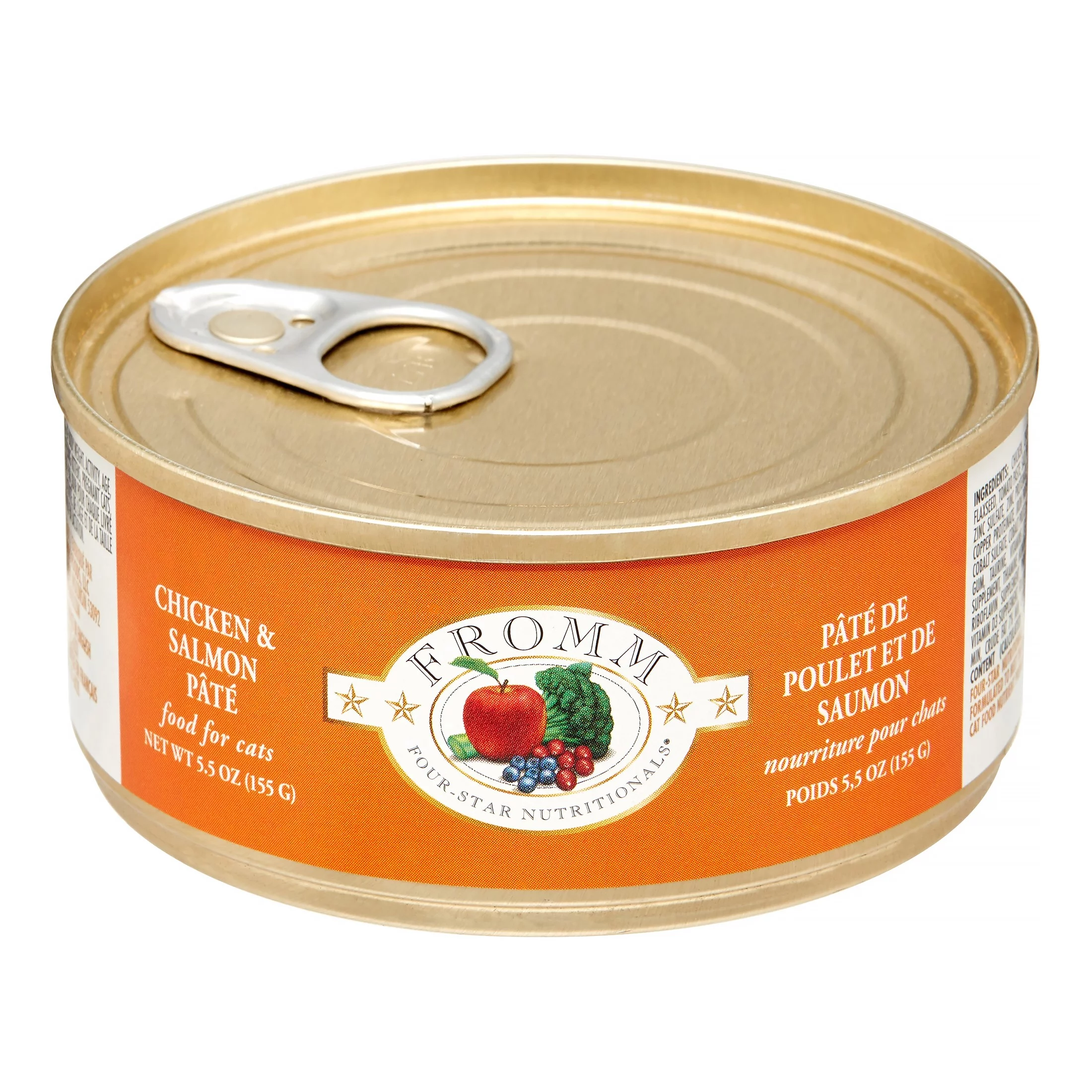 (Pack of 12) Fromm Four Star Nutritionals Chicken & Salmon Pate Wet Dog Food, 5.5 oz cans