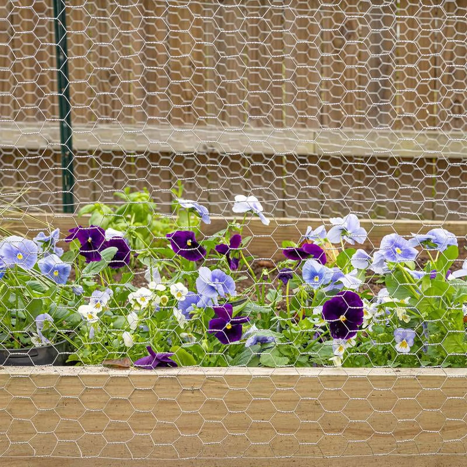 Garden Zone 48 in. H x 50 ft. L 20 Ga. Silver Poultry Netting