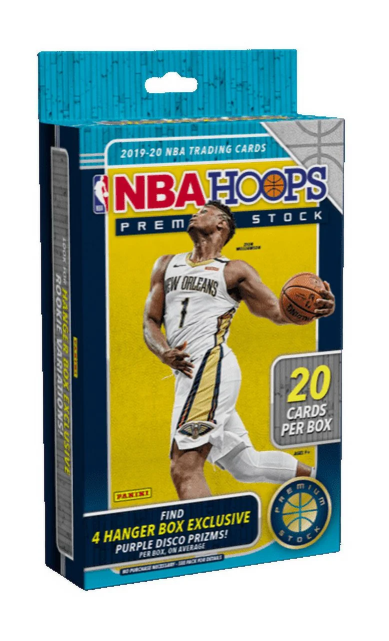 Panini 2019-20 Hoops Premium NBA Basketball Trading Cards Hanger Box- 20 Cards