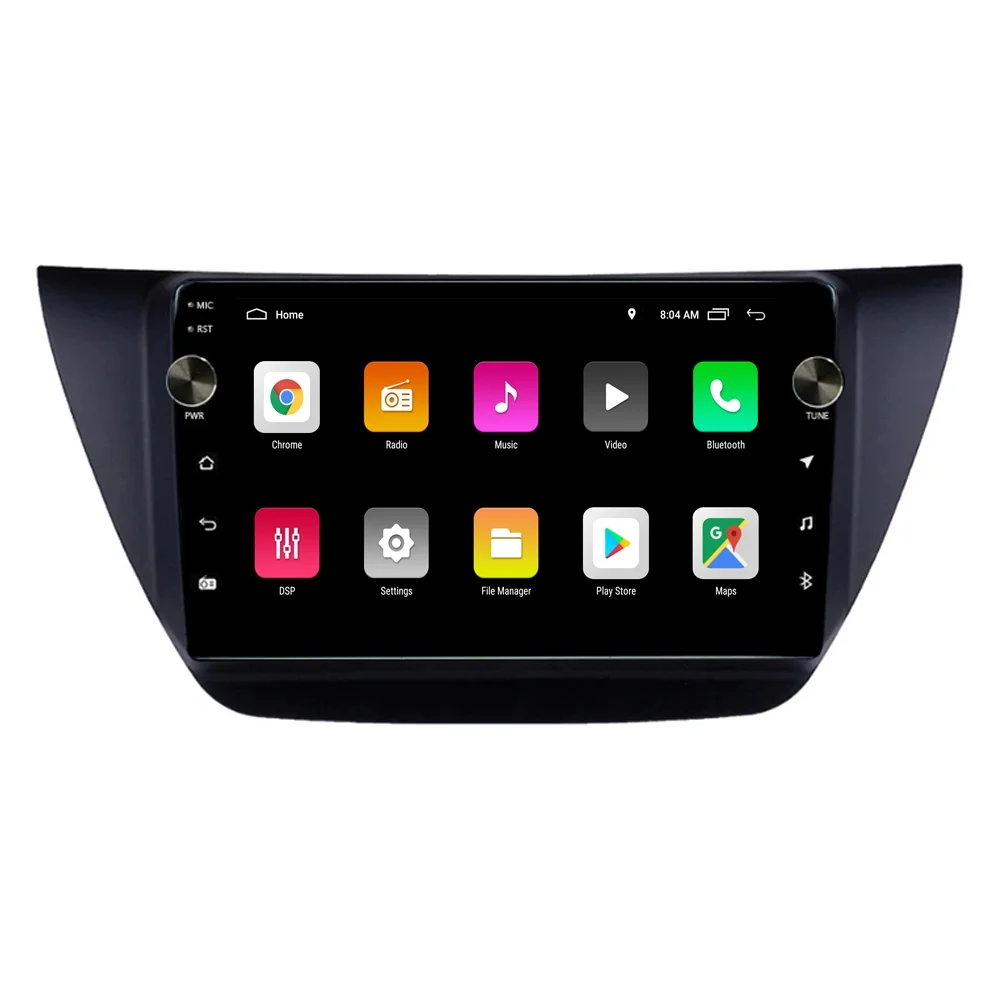 RoverOne Car Stereo CarPlay Android Auto for Mitsubishi Lancer 9 CS 2000 - 2010 GPS Navigation Bluetooth DSP Touch Screen Multimedia Video Player