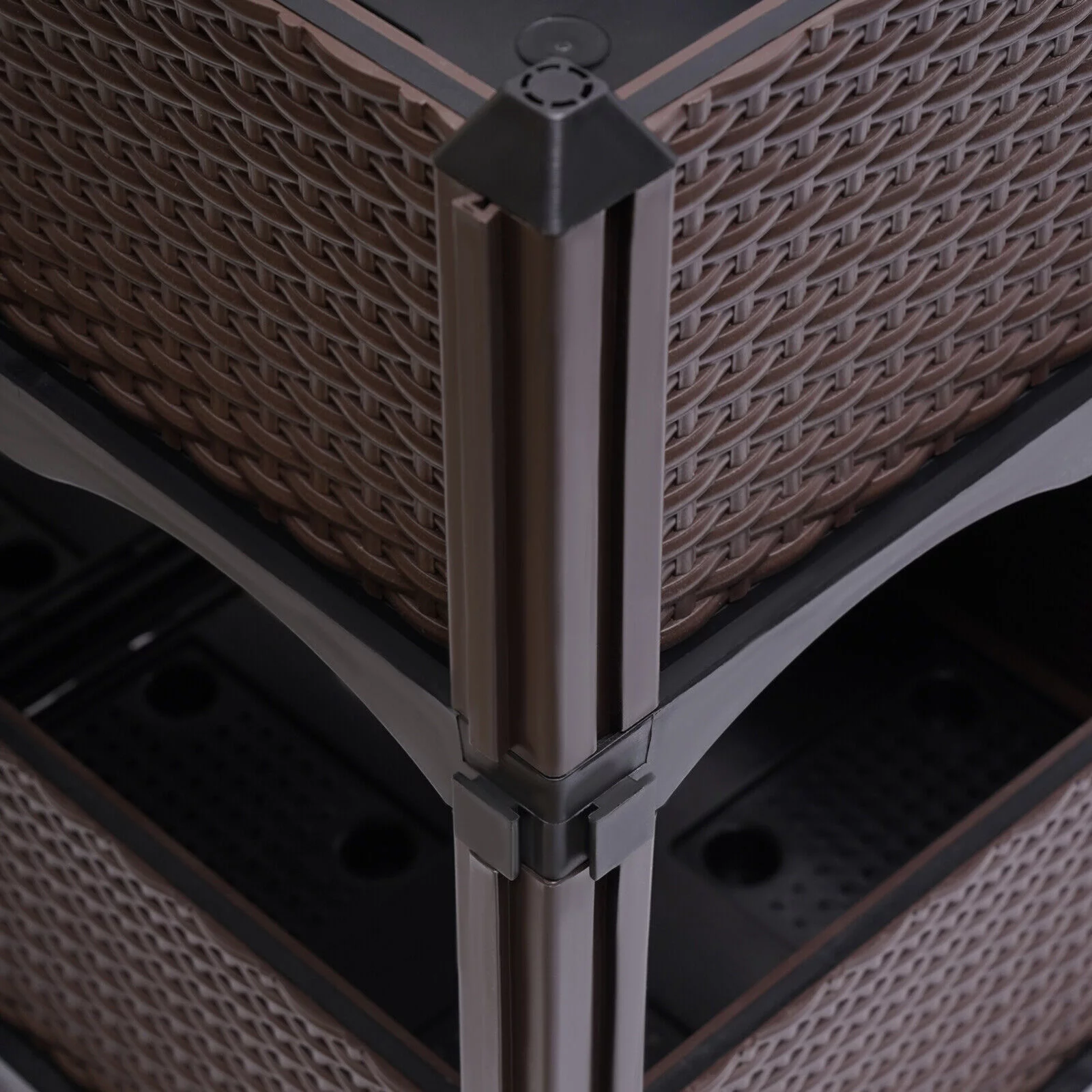 74X38X65cm Raised Garden Bed Elevated Flower Vegetable Herb Planting Growing Box