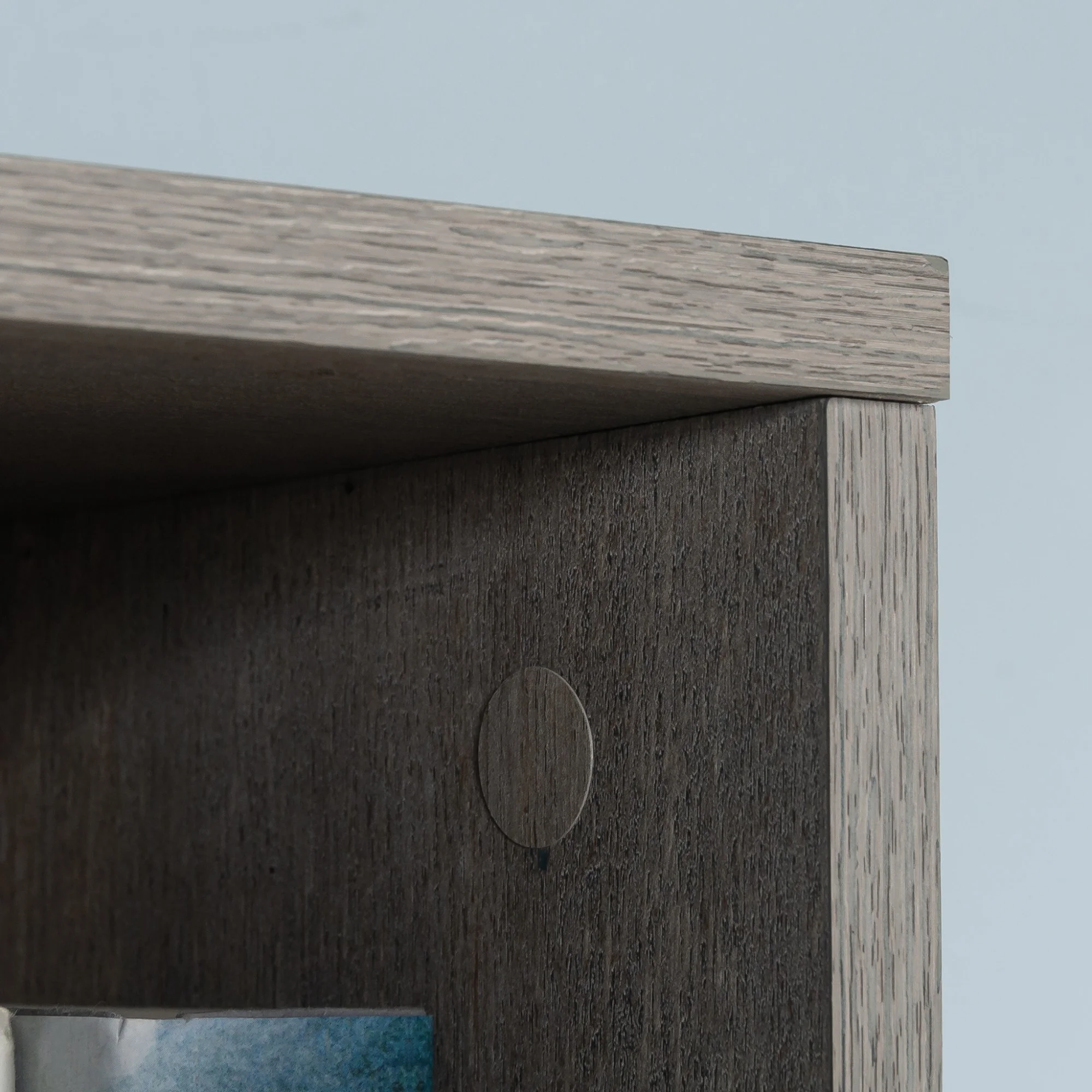 Sauder Sundar Engineered Wood 5-Shelf Bookcase in Mystic Oak Finish