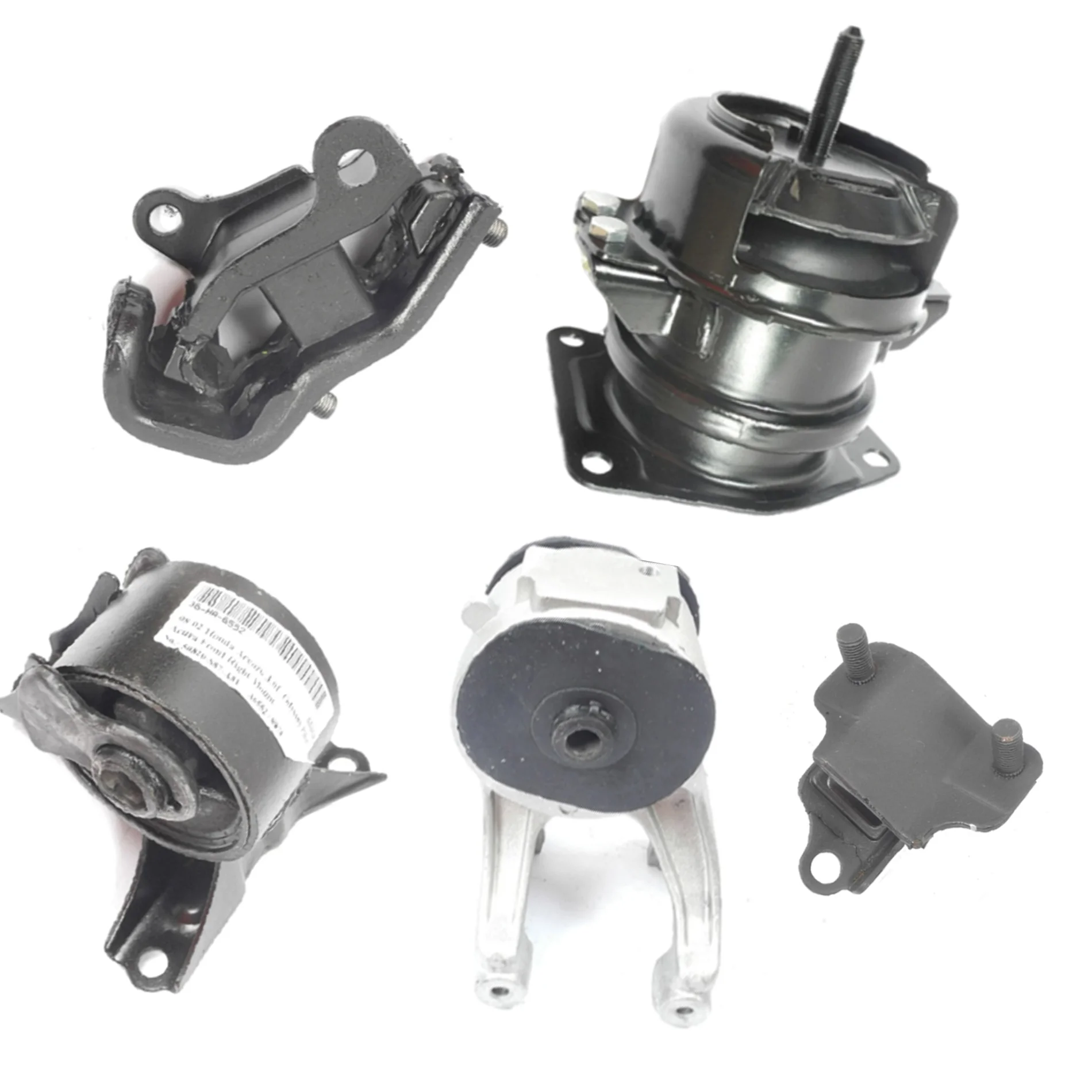 M037 4519 6552 4518 6579 6582 For 99-04 Honda Odyssey Front & Rear & Right & Trans Front & Trans Rear Set 5pcs Engine Motor Mount 99 00 01 02 03 04