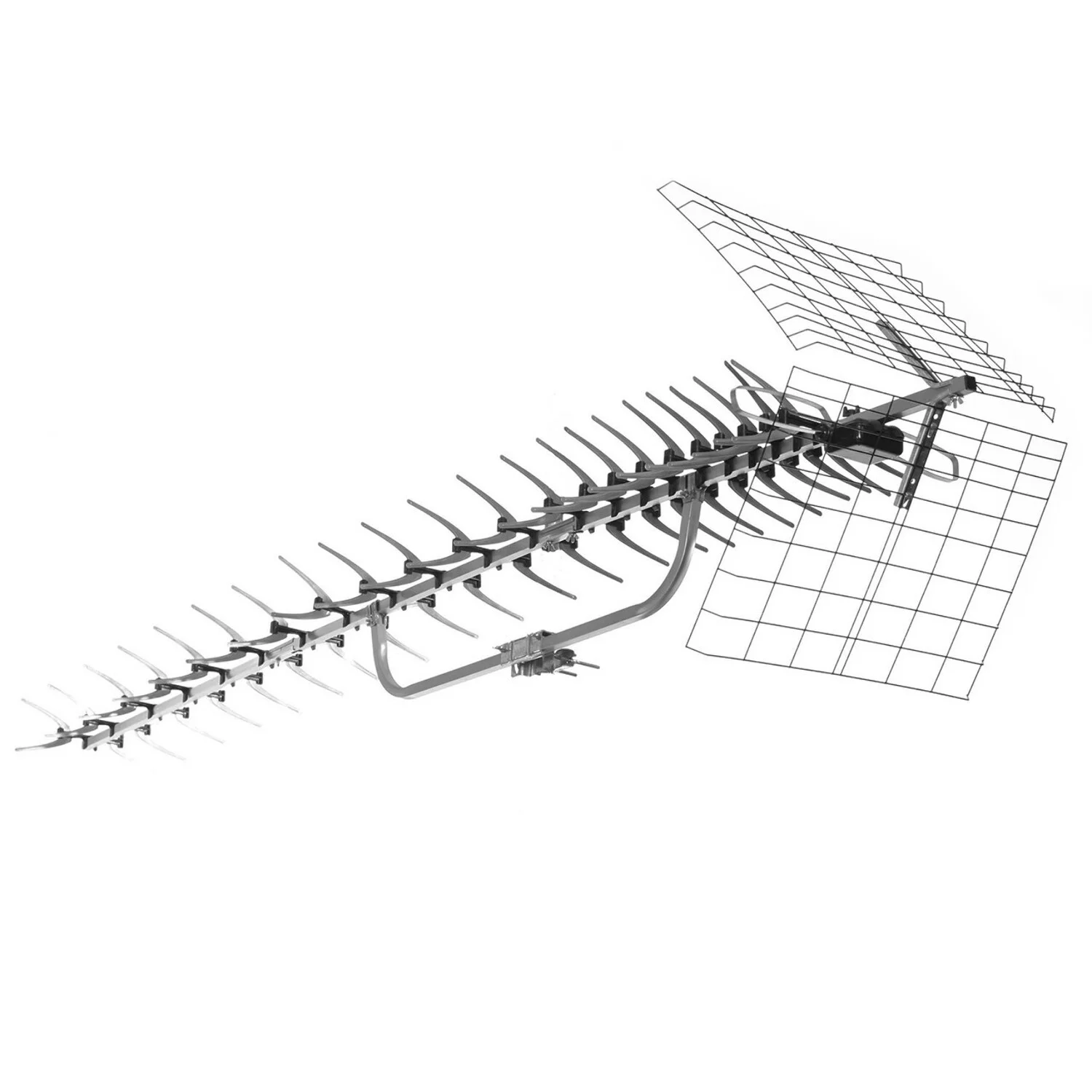 Antennas Direct Yagi Uni-Directional UHF Outdoor TV Antenna, 70 Mile Range, Mounting Hardware