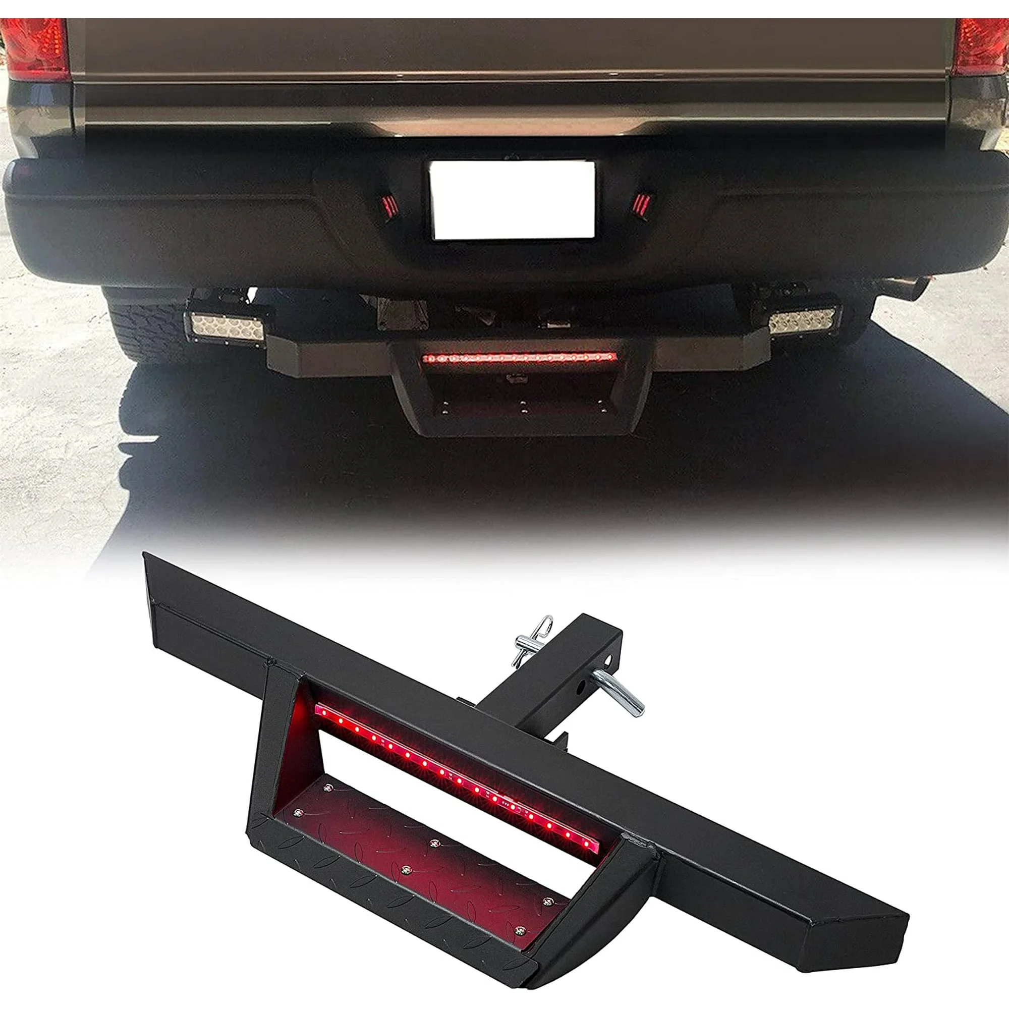 Kojem Rear Step Bar w/LED Brake Light for 2